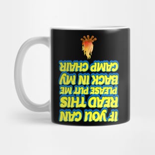 Funny If You Can Read This Put Me Back Camp Camping Mug